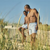 Men's Bayberry Swim Trunk, Mist Seaweed - Swim Trunks - 3