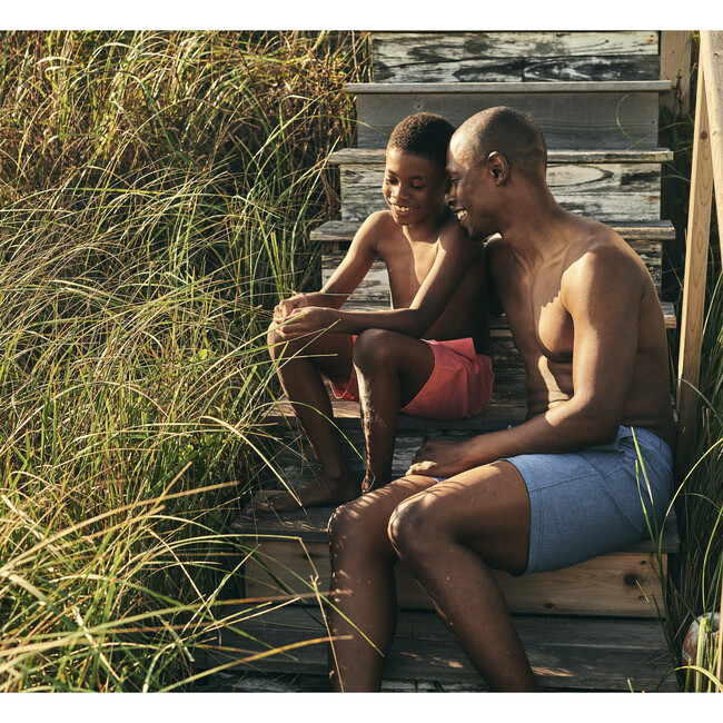 Men's One Short, Blue - Swim Trunks - 3