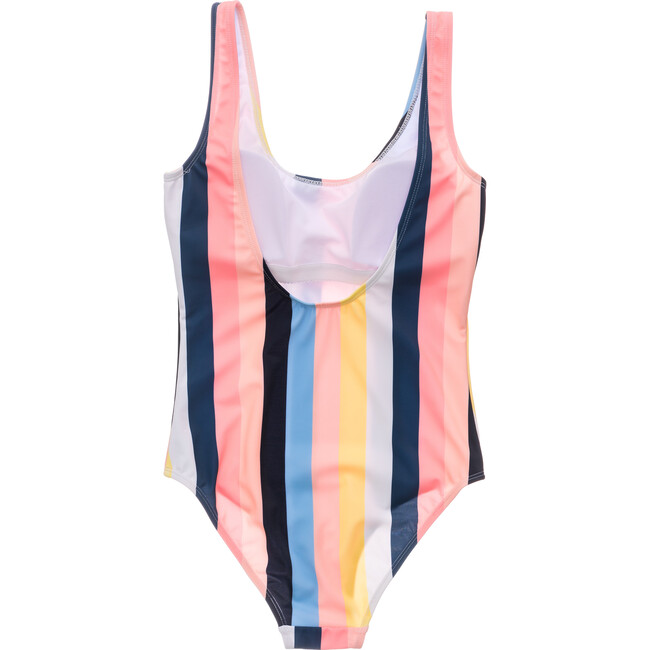 Womens Opti Stripe Scoop Swimsuit