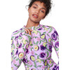 Women's Wynn Zip Front Swim Jacket, Honey Plum - Jackets - 2