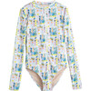 *Exclusive* Women's Mila Long Sleeve One Piece, Sol Fruit - One Pieces - 1 - thumbnail