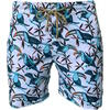 Men's Titan-Maze Swim Trunks, Teal - Swim Trunks - 1 - thumbnail