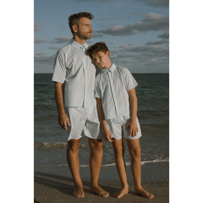 Men's Nelson Pajama Set, Starlight Blue - Pajamas - 2