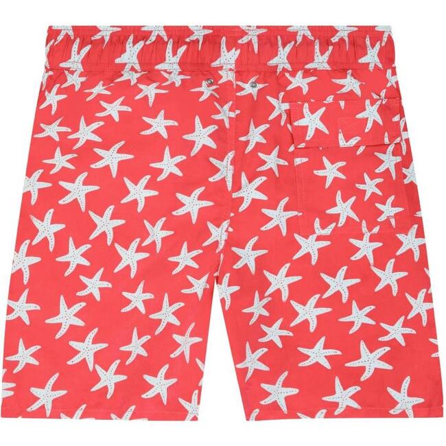 Men's Starfish Swim Trunk,  Rose & Blue - Swim Trunks - 2