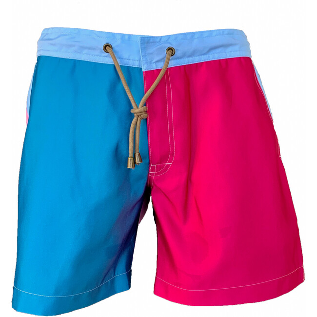 Men's Titan-Maze Swim Trunks, Teal