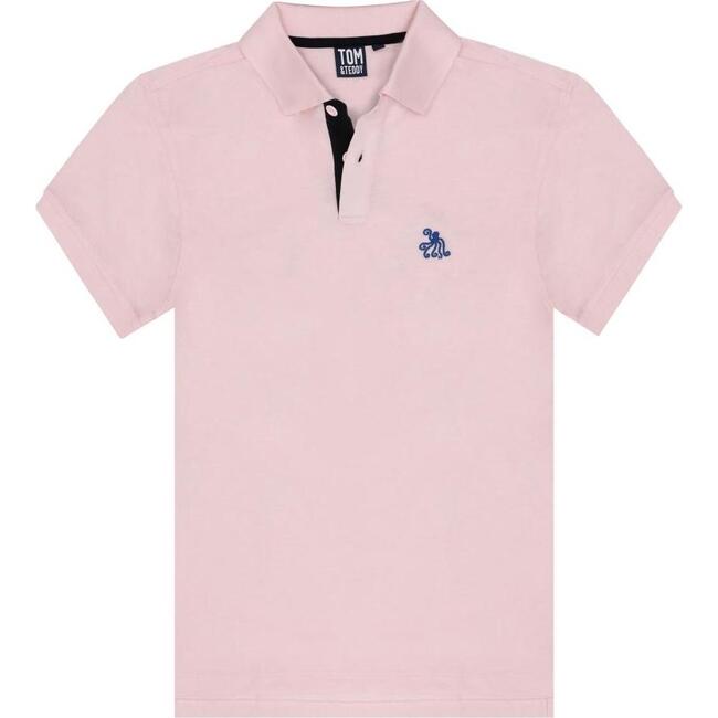 Mens Polo, Pastel Pink