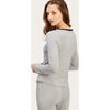 Women's June PJ Set, Gray & Noir - Pajamas - 5