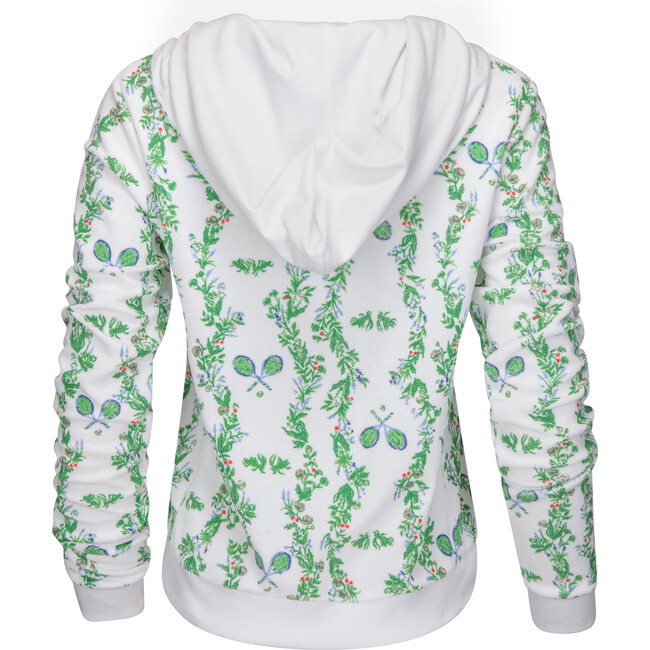 Women's Bespoke Court Hoodie, Floral Folly - Jackets - 3
