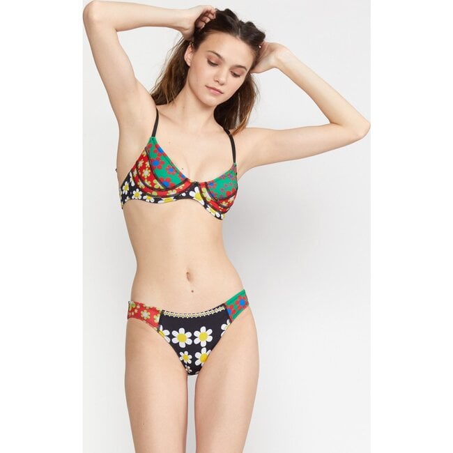 Women's Kyle Floral Daisy Bikini Bottoms, DSBMT - Two Pieces - 4