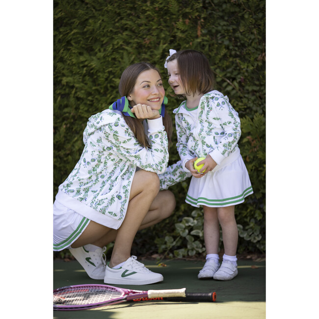 Women's Bespoke Court Hoodie, Floral Folly - Jackets - 4