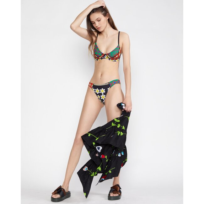 Women's Ames Floral Daisy Top, DSBMT - Two Pieces - 8