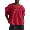 Women's Sol Blouse, Berry - Blouses - 1 - thumbnail
