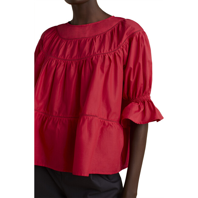 Women's Sol Blouse, Berry - Blouses - 2