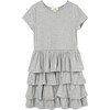 Shimmer Dress, Grey - Dresses - 1 - thumbnail
