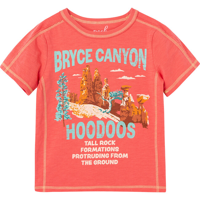 Bryce Canyon Hoodoos Tee, Red