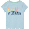 Love Every-Bunny Tee, Blue - T-Shirts - 2