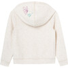 Embroidered Floral Hoodie, Oatmeal - Sweatshirts - 2