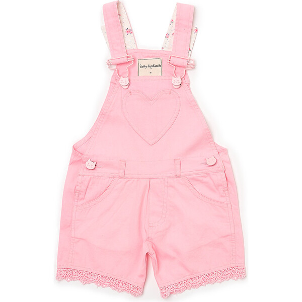 x Nicky Hilton Short Overalls, Pink - Dotty Dungarees Rompers | Maisonette