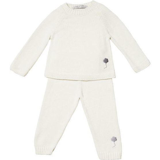 The Neel Travel Suit in Cotton, Cumulus White - Mixed Apparel Set - 1