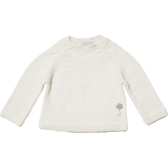 The Neel Sweater in Alpaca, Cumulus White - Sweaters - 1