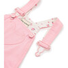 x Nicky Hilton Heart Pocket Long Dungarees, Pink - Overalls - 4