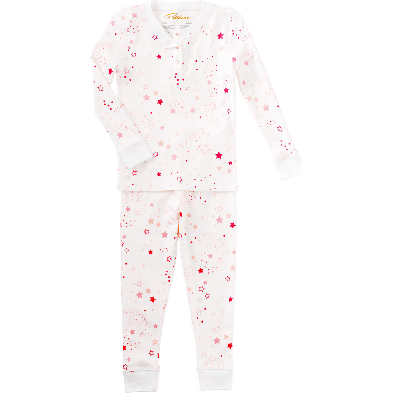 Twinkle Twinkle Pajamas, Pink - Pajamas - 1
