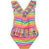 Mindy Crossback Swimsuit, Nest Stripe - One Pieces - 2 - thumbnail
