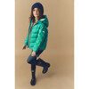 Pack-A-Way Puffer Jacket, Mountain Green - Coats - 2