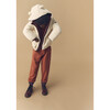 Ecoreversible Sherpa Puffer, Chestnut/Biscuit - Coats - 3