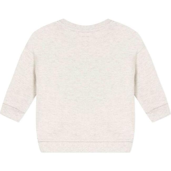 Graphic Tiger Sweater, Beige - Sweaters - 2