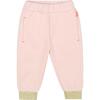 Gold Trim Jogging Bottoms, Pink - Pants - 1 - thumbnail