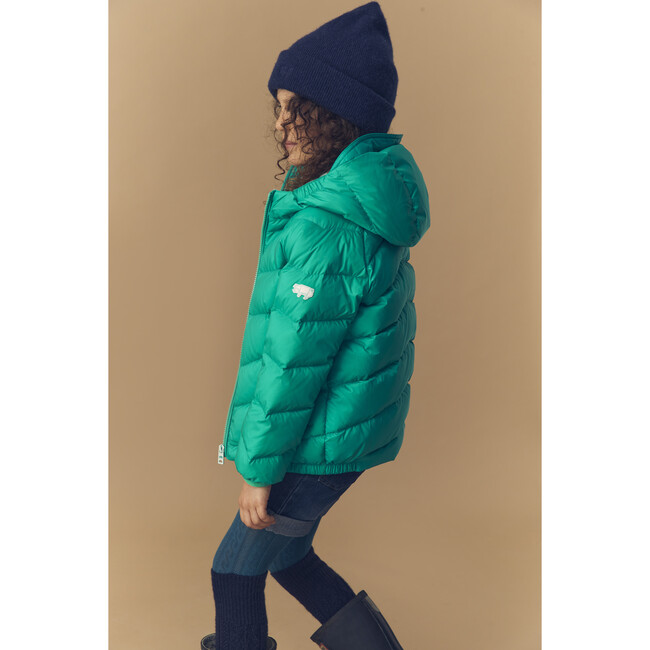 Pack-A-Way Puffer Jacket, Mountain Green - Coats - 3