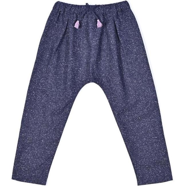 Dark Flannel Trousers, Grey - Pants - 1