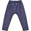 Dark Flannel Trousers, Grey - Pants - 1 - thumbnail