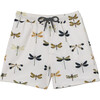 *Exclusive* Boys Nick Trunk, White Dragonfly - Swim Trunks - 1 - thumbnail