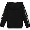 Zip Up Sweatshirt, Black - Sweatshirts - 2