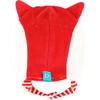Velvet Fox Hat, White - Hats - 2
