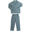 Victor Pyjamas, Green Stripe - Pajamas - 1 - thumbnail