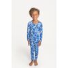 Unisex Blue Tie-Dye Pajamas, Blue - Pajamas - 5