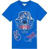 Tiger T-Shirt, Blue - Tees - 1 - thumbnail