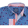 Long Sleeve Siam Sailboats, Ruby Blue - Shirts - 2