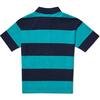 Striped Logo Polo, Blue - Polo Shirts - 2