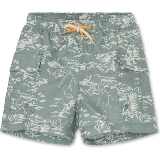 Mateo Swim Shorts, Green Bay - Swim Trunks - 1