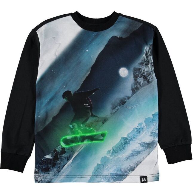 Risci Snowboarding T-Shirt, Black