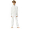 Greg Striped Pyjamas Set, Grey/White - Pajamas - 4