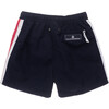 Navy Contrast Panel Volley Board Short - Swim Trunks - 2