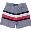 Navy Contrast Stripe Volley Board Short - Swim Trunks - 2
