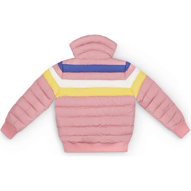 Kids Queenie Jacket, Pure Pink Rainbow - Coats - 2