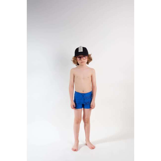 Carlos Swim Shorts, Rudy Ruby Blue - Swim Trunks - 3