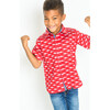 Short Sleeve Mako Sharks, Red - Shirts - 2